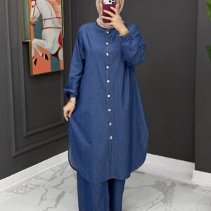 The Loooks Denim Grace Modest Set