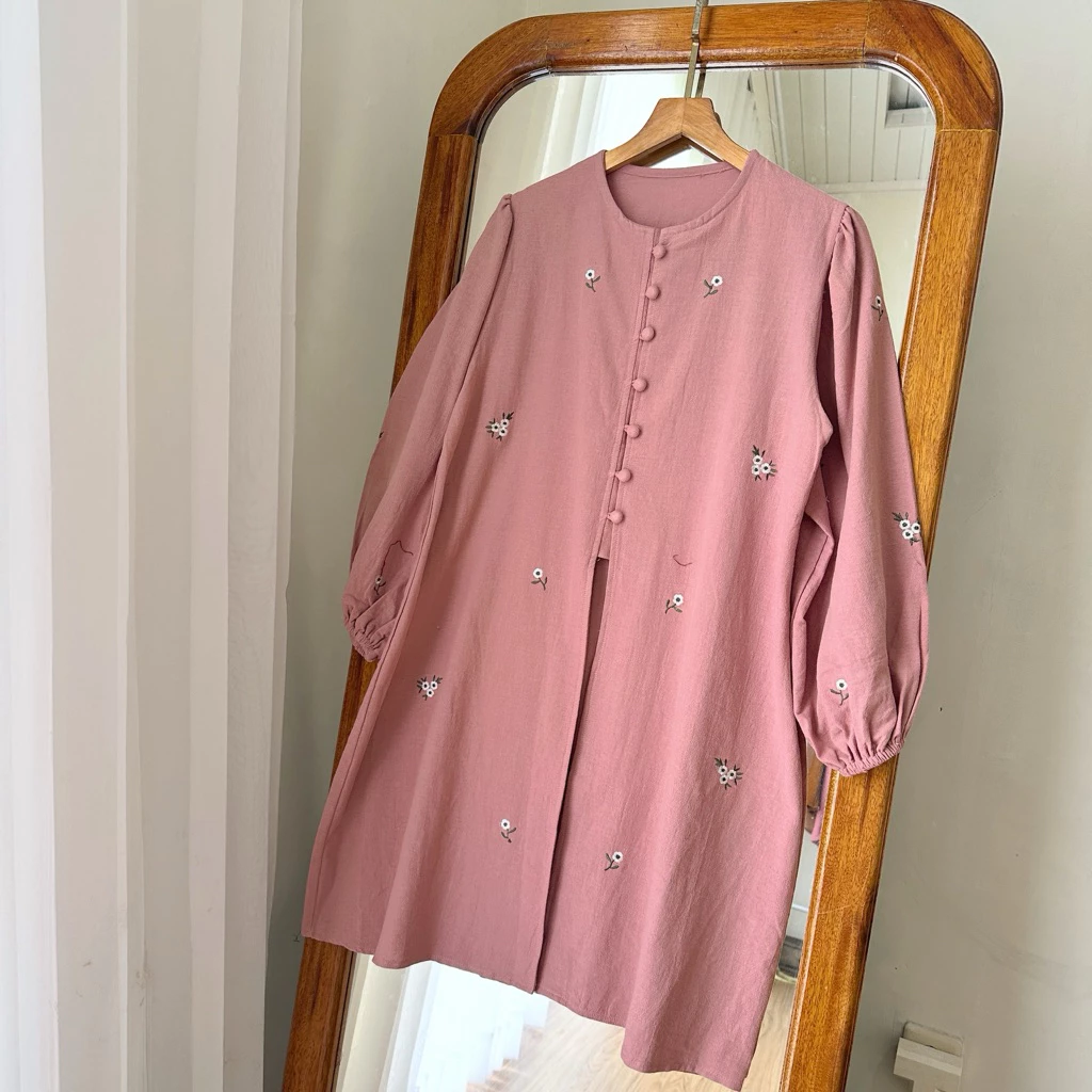 Floral Embroidered Tunic